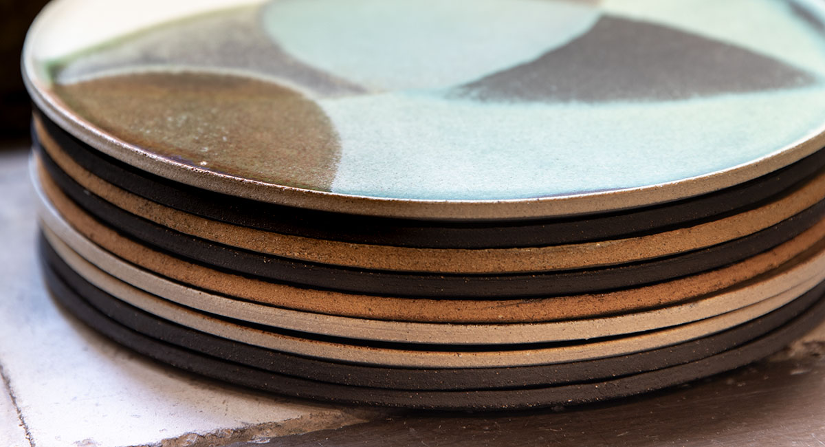 Contemporary ceramics in Malaga – handmade tableware 'sand'