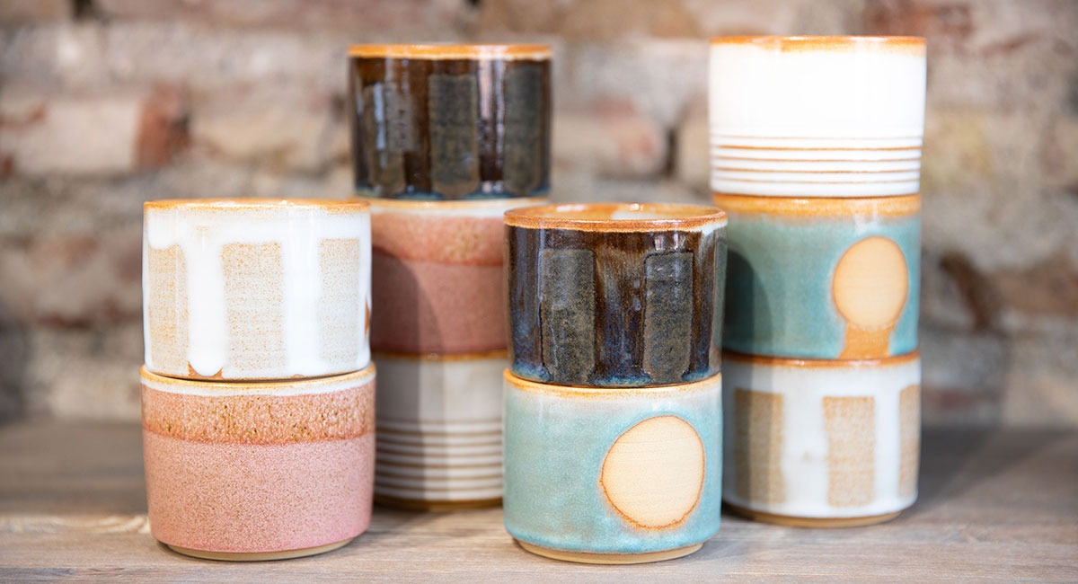 Handmade tableware and pottery studio in Malaga – sepia collection