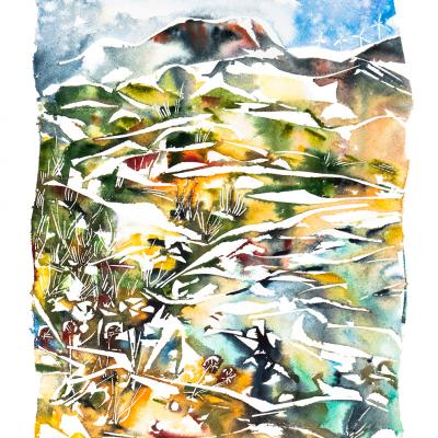 Watercolor landscape – Watercolro Art inMalaga