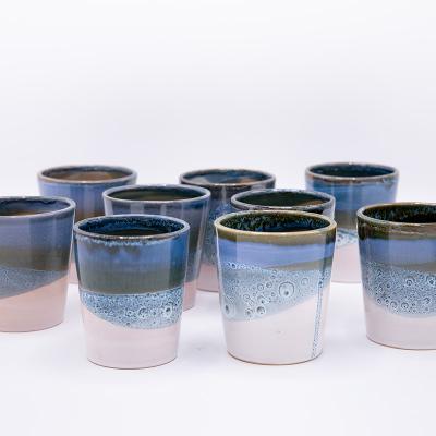Handmade ceramic cups WAVE
